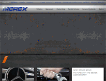 Tablet Screenshot of merex-unimog.com